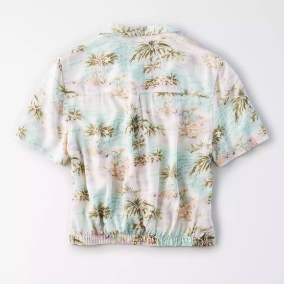 AE Hawaiian Shirt + Short Set - Picture 2 of 9